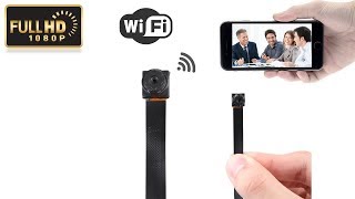 V80 HD 1080P Mini Super Small Portable P2P Wireless WiFi Hidden Spy Camera  DVR8611 [upl. by Assirrec]