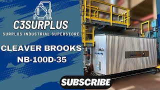 600 HP Cleaver Brooks 250 PSI Steam Boiler 2013 Model NB100D35 Rental Boiler [upl. by Pelligrini]