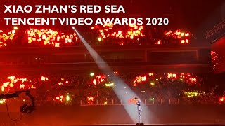 Tencent Video All Star Awards 2020 Xiao Zhans Red Sea [upl. by Lenee]