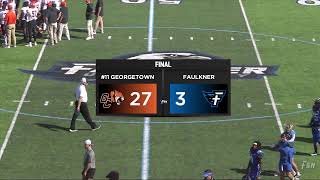 Faulkner vs 11 Georgetown Football [upl. by Duomham]