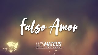 Luis Mateus  Falso Amor Con Letra  Vallenato Karaoke 2020 [upl. by Lait]