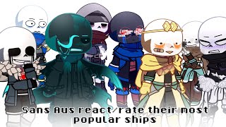 Sans Aus reactrate their ships Sans Aus  Undertale Aus [upl. by Yoral]