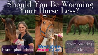 Should You Be Worming Your Horse Less  Westgate Visit  Photoshoot  Ad [upl. by Lehcnom394]