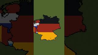 Building Germany in 3 Scales german deutschland maps flags minecraft [upl. by Midan]