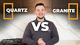 Quartz VS Granite  Complete Comparison of Countertops  Bergen Marble amp Granite [upl. by Julieta]