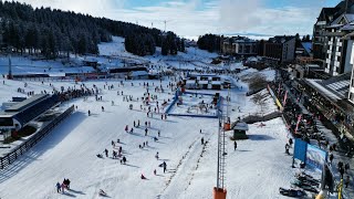 Kopaonik  skijanje na Kopu 2024  dron snimak [upl. by Kirst]