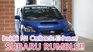 2018 Subaru WRX STI with Invidia N1 G5 Titanium Catback [upl. by Jowett971]