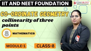 6collinearity of three points concept2  Coordinate geometry  class8  eduhunt [upl. by Grunenwald]