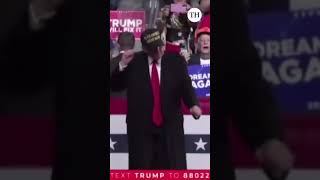 Donald Trump dances to quotYMCAquot  US elections [upl. by Hsuk]