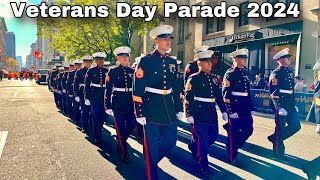 LIVE  New York City 105th Annual Veterans Day Parade 2024 [upl. by Downe567]