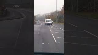 This van doesnt stop for red lights baddriving liverpool police whitevan van idiotdrivers [upl. by Alletsirhc796]