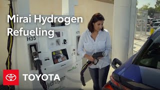 Toyota Mirai Hydrogen Refueling Explained  Toyota [upl. by Bibi]