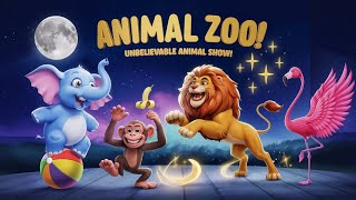 Animals Zoo  The Greatest Zoo Show  Nursery Rhymes amp Kids Songs [upl. by Roderich]