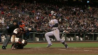 COLSF Arenado gets hit by a pitch with bases full [upl. by Jordans]