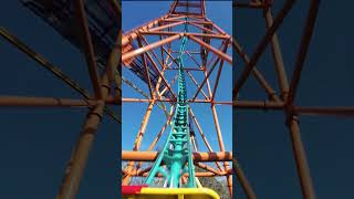 4K POV Tempesto at Busch Gardens Williamsburg shorts rollercoaster themepark buschgardens [upl. by Sumaes]