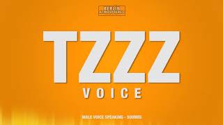 Tzzz SOUND EFFECT  ZZZZ SOUNDS Male Voice Speaking Talking Voice SFX [upl. by Dolhenty]