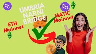 HOW TO BRIDGE MATIC from ETH Mainnet TO Polygon for LOW GAS FEE   UMBRIA NARNI BRIDGE [upl. by Devaney660]