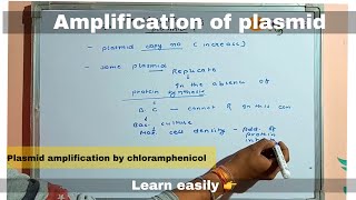 Amplification of plasmid ll biology ll [upl. by Ecad551]