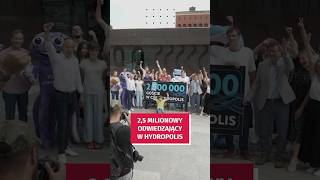 2500000 gość w Hydropolis To jedna z najpopularniejszych wrocławskich atrakcji wroclaw [upl. by Anitsirk442]