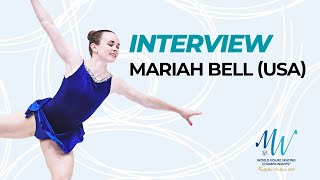 Interview Mariah Bell USA  Montpellier 2022  WorldFigure [upl. by Larok]