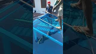 polycarbonate sheet installation ytshort shortvideo viral polycarbonatesheet [upl. by Gothart385]