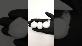 Dissolving cotton balls [upl. by Sirronal]