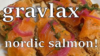 How to make Gravlax  An amazing salmon recipe  Nordic cured salmon [upl. by Nnalyrehs]