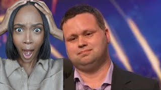 FIRST TIME REACTING TO  PAUL POTTS quotNESSUN DORMAquot BRITAINS GOT TALENT AUDITION REACTION [upl. by Adnolrehs23]