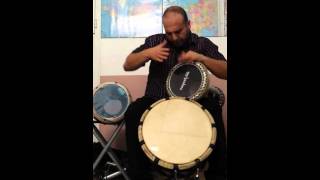 Rythme kabyle Darbouka et Tambour solo en live [upl. by Farny]