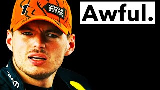 Verstappen Car is AWFUL F1 News [upl. by Eidnac]