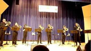 ETW 2013 Oklahoma State Trombone OctetLibertango [upl. by Airretal]