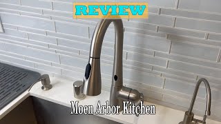 Moen Arbor Kitchen Faucet with Motionsense Technology Review  Is It Worth It [upl. by Enoed]