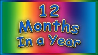 Months of the Year Song  ABC Baby Songs  Learn Months of Year [upl. by Ynaffyt]