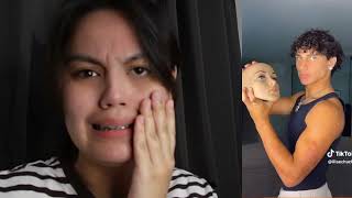 REACTING TO CRINGE TIKTOK VIDEOS PT 2 ANO TO [upl. by Aitnohs929]