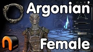 Elder Scrolls Online  Argonian Female  Character Creation [upl. by Attiuqal]