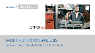 miunske® TECH TALK · Multifunktionsrelais Anwendersicht · Brandschutztechnik Görlitz GmbH [upl. by Eiltan]