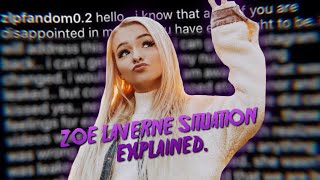 zoe laverne situation EXPLAINED [upl. by Slinkman]