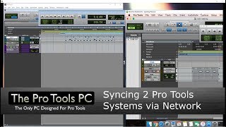 Syncing 2 Pro Tools Systems via Network The Pro Tools PC [upl. by Alyakim]