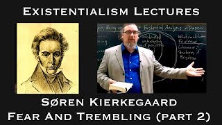 Soren Kierkegaard  Fear and Trembling part 2  Existentialist Philosophy amp Literature [upl. by Rehtaef]