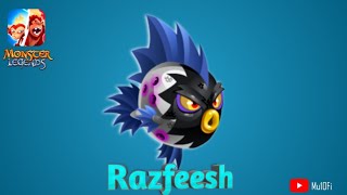 How To Breed Razfeesh  Monster Legends [upl. by Animrelliug]