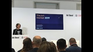 LIVE from launch of The Art Basel and UBS Global Art Market Report 2019 [upl. by Snehpets500]