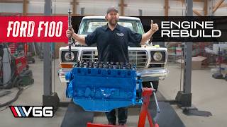 ABANDONED To Restored Rebuilding a Ford F100 Part 3  HOTROD EFI 300 Straight 6 Budget Build [upl. by Falk]