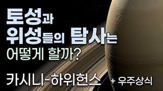 토성과 그 위성들의 탐사는 어떻게 할까   우주상식 [upl. by Annadroj]