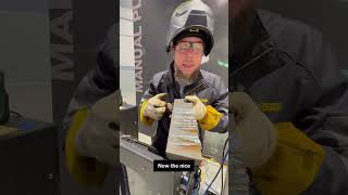 How to Gouge with a Thermal Dynamics Cutmaster Manual Plasma Cutting Machine [upl. by Reggis228]