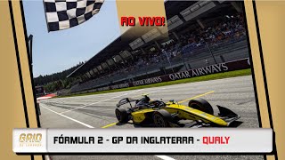 CLASSIFICAÇÃO PARA O GP DA INGLATERRA DE FÓRMULA 2  LIVE TIMING  AO VIVO [upl. by Akirre]