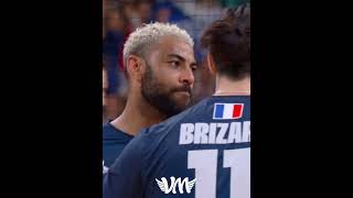 Earvin Ngapeth quick attack 😳 haikyuu volleyball paris2024 [upl. by Mathre]