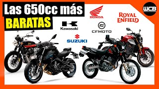 Top 7 Las MOTOS 650cc MÁS BARATAS [upl. by Okomom255]