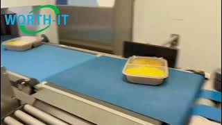 sleeve machine connect with inline vacuum sealing machine work at customer workshop [upl. by Stroup614]