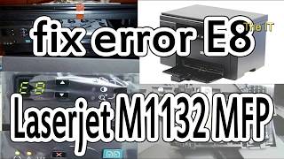 How to fix Laserjet M1132 error E8100 working  The IT  my videos [upl. by Kauffman777]