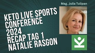 Dr Natalie Rasgon at KetoLive Sports Conference  Insulin Resistance and BodyBrain Interactions [upl. by Hareenum]